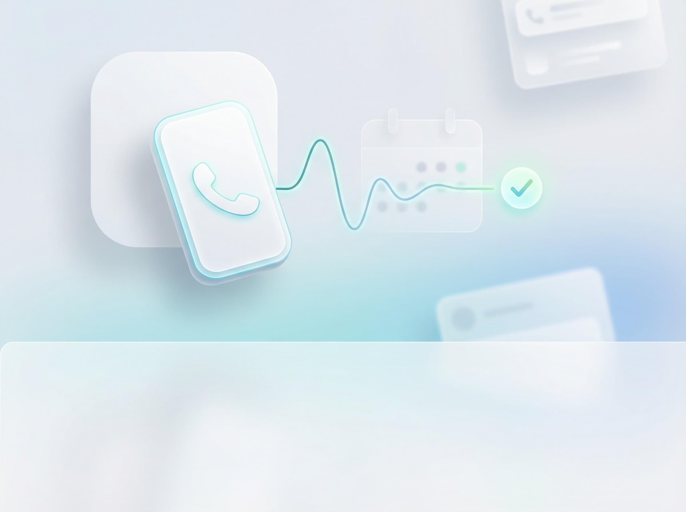 AI receptionist answering, booking, and handling business calls